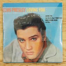 Vintage Elvis Presley Chu Bobs Bubble Gum Mini Record #48 Loving You NOS  Sealed