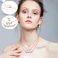 Womens Gifts PANTIDE 3Pcs Leo Zodiac Layer Necklaces For Women Girls Retro  Birthday Girl