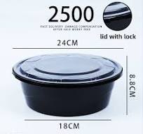 2500ml/85oz 60sets Plastic Food Containers With lock lid ...