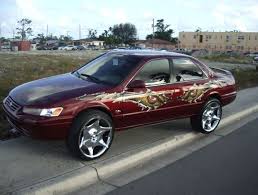 2001 toyota camry on 24 s that s so awesome toyota camry camry toyota