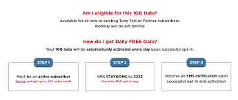 Register here and get your sim delivered for free anywhere in free basic internet (fbi) is a service that enables tune talk users who have exhausted their data packages (bonus, mobile. Tune Talk Offers Free 1gb Data Daily Until Mco Is Lifted