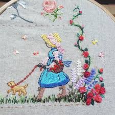Embroidery Brazilian In 2020 Brazilian Embroidery Garden Embroidery Embroidery Hoop Art