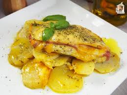 Pechugas De Pollo Al Horno Rellenas De Jamon Y Queso Receta Pechuga De Pollo Al Horno Pollo Relleno De Jamon Y Queso Pechuga De Pollo
