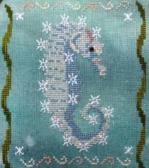 She is one of the most amazing and versatile artists that i've seen. Fireside Originals Seahorse Of The Month January Snowflake Beach Cottage Stitchers Great Prices Every Day