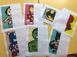 Pixel Art Pixel Art A Imprimer Coloriage Pixel Pixel Art