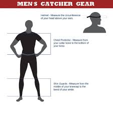 Baseball Catchers Gear Size Chart Baseball Catchers Gear