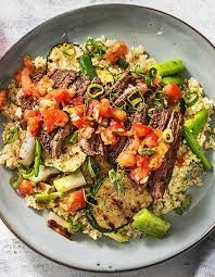 Grilled Mediterranean Steak Hello Fresh Recipes Mediterranean Steak Recipe Mediterranean Diet Recipes