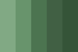 Darkgreen, shown together with different text colors. Dark Green Moss Color Palette