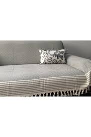 Markateks Organik Pamuklu Battal Boy Koltuk Ortusu Takimi 3 3 1 1 Kolarinida Orter Trendyol