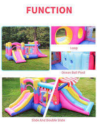 Pin On Yard Kids Residential Inflatable Air Bouncer Inflatable Trampoline With Slide Bouncer House