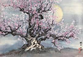 陈大章樱花镜心 画家北京保利第15期精品拍卖会