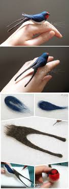 Handmade Felt Swallow Scissors Tail Is Difficult Like Leggings On This Stuff Toss Me One Night A Thin Little Thing Filzen Handgemachter Filz Nadelfilzen