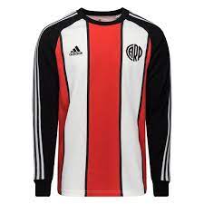River plate buenos aires trikot jersey camiseta camisola xl shirt adidas bbva. River Plate Trikot Icon Langarmlige Oberteile Schwarz Weiss Rot Www Unisportstore De
