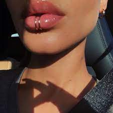 Fauxlipring Lacebytanaya Fauxlipring Lacebytanaya Face Piercings Mouth Piercings Lip Piercing