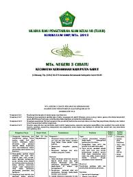 Biasanya terdiri dari isi dan bahan ajar yang lama penerapannya tidak ditentukan. 5 1 Silabus Ipa Smp Mts Kls Vii Kurikulum 2013