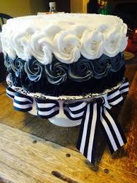 Black And White Ombre Cake Black And White Ombre Cake For My Brothers 50th Birthday 50th Birthday Cakes For Men Birthday Cakes For Men Cake