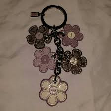 Warranty or guarantee availablewith every item. Coach Accessories Euc Rare Coach Flower Keychain Poshmark