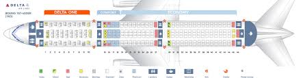 80 Right Delta Airlines Boeing 767 300 Seating Chart