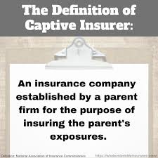 The Definition Of A Captive Insurer Note That This Is Not At All The Same As A Captive Insuran Life Insurance Companies Definitions Permanent Life Insurance