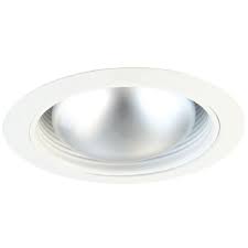 Elco Elm530kw Modern White Medium Base 5 Recessed Light Metal Stepped Baffle Trim With Bracket Elc Elm530kw