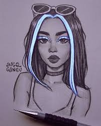 Das Bild Kann Enthalten Drawing Contain Drawing Image New Contain Girl Drawing Sketches Drawing People Art Drawings Sketches