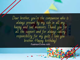 Happy birthday wishes lines for brother. Happy Birthday Wishes For Brother From Sister With Images Fashion Cluba