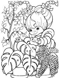 All favorite rainbow brite characters in this coloring book for painting. Rainbow Brite Clean Plant Coloring Pages Cartoon Coloring Pages Coloring Pages Rainbow Brite
