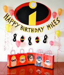 Diy Incredibles Party Free Printables Birthday Party Decorations Diy Disney Party Decorations Incredibles Birthday Party