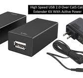 Premium USB 2.0 Over RJ45 Cable Range Extender W/5V Power ...