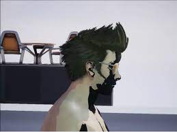 Travis Touchdown Hair Reference Travis Strikes Again Hair Reference Statue Art Inspiration