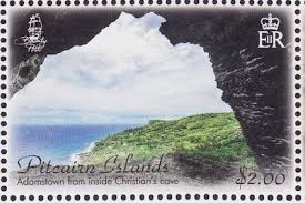 Stamp Adamstown From Inside Christian S Cave Pitcairn Islands Landscapes Mi Pn 961
