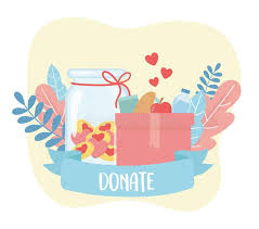 The duke and duchess of sussex honored veterans in a heartwarming note as they donated free lunch to volunteers on martin luther king jr. Volunteering Help Charity Donate Box With Food And Money Love Stock Vector Illustration Of Money Icon 165343666