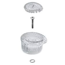 It shot off the wall and water constantly pours out where the handles go. Moen Clear Knob Shower Handle In The Shower Faucet Handles Department At Lowes Com