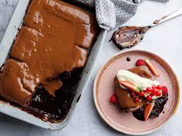Sunday Brunch Recipes On Instagram Chocolate Bar Pudding 1 Heat 185ml Milk 80g Butter And 1 Tsp Vanilla Paste Til The Butter Melts 2 Mix 225g Self Rais