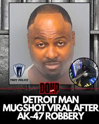 Man Arrested After Alleged Ak-47 Style Robbery in Troy, Michigan