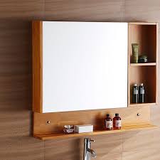 Bathroom Mirror Cabinet Oak Bathroom Mirror Bathroom Cabinet Locker Locker Solid Wood Mirror Cab Bathroom Mirror Cabinet Small Bathroom Mirrors Mirror Cabinets