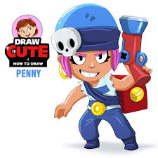 The player here will need to paint characters with a few colors available. How To Draw Penny Super Easy Brawl Star By Drawitcute On Deviantart Brawl Penny Draw