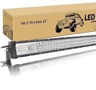 SKYWORLD Barre lumineuse LED à triple rangée de 132,1 cm 675 W - Faisceau  combiné étroit - Faisceau combiné étroit - Phare de brouillard - Éclairage  ...