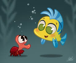 So Adorable Baby Sebastian And Flounder Disney Princess Fan Art Kawaii Disney Chibi Disney