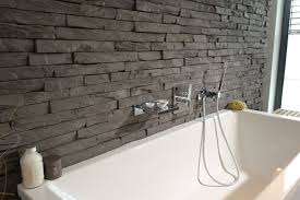 Die Einzelnen Steinelemente Der Wandverblender Murok Strato Von De Ryck By Weser Sind Flexible Und Stabil Armaturen Anzu Badezimmerideen Badezimmer Verblender