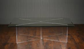 Shop wayfair for the best glass coffee table base only. Angled Acrylic And Glass Coffee Table Mecox Gardens