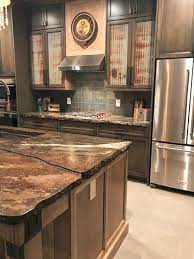 Farmhouse kitchen island kitchen island decor kitchen cabinet design kitchen ideas kitchen white open kitchen country kitchen ranch kitchen colonial kitchen. Rustic Kitchen With Corrugated Metal Cabinets Kitchen Redo Rustic Kitchen Kitchen