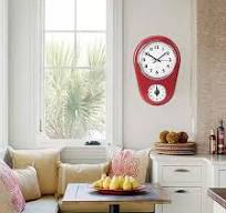 Amazon.com: Tyenaza Retro Wall Clock, Vintage Kitchen Clocks ...