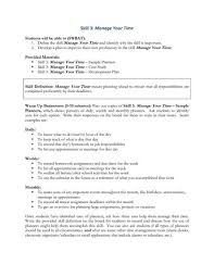 Skill 3 Manage Your Time Lesson Plan Time Lessons Lesson Planet Lesson