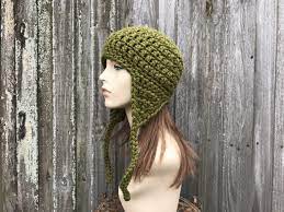 Chunky Crochet Hat Mens Hat Womens Hat Winter Hat Bomber Etsy Chunky Crochet Hat Crochet Hats Chunky Crochet