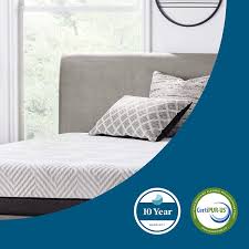 The gel captures and distributes heat. Buy Lucid 10 Inch Queen Hybrid Mattress Bamboo Charcoal And Aloe Vera Infused Memory Foam Moisture Wicking Odor Reducing Certipur Us Certified Online In Hong Kong B0775trh1z