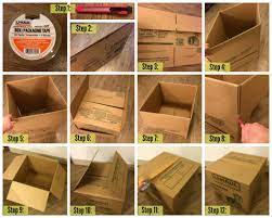 Gently take off tape or price tag off the box. The Right Way To Assemble A Moving Box Moving Insider