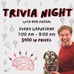 Trivia Night w/ Bob Proehl!
