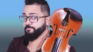 Marca no pescoço do violinista ou (chupão do violino) Onel Rodriguez