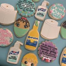 Fun Things To Do For 21st Birthday During Covid Set Includes 12 Large Cookies We Would Love To Customize Colors Or Text To Create The Perfect Cook In 2020 Sugar Cookies Decorated Graduation Cookies Medical Cookies
